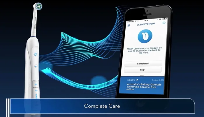 Utilizzare i promemoria dell'app per la pulizia della lingua, l'utilizzo del filo interdentale e del collutorio.