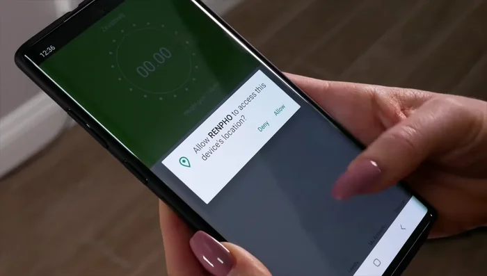 Abilita la posizione (solo per Android se non richiesto automaticamente).