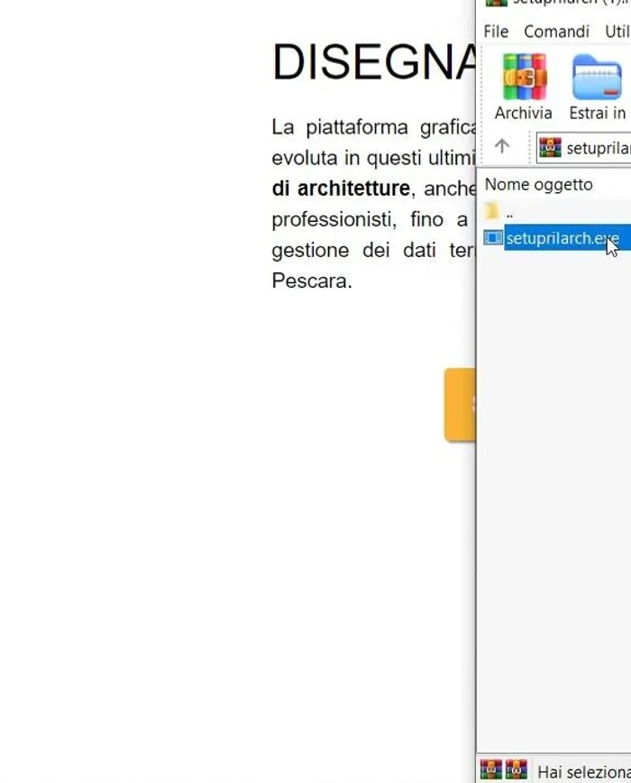 Eseguire il file di installazione.