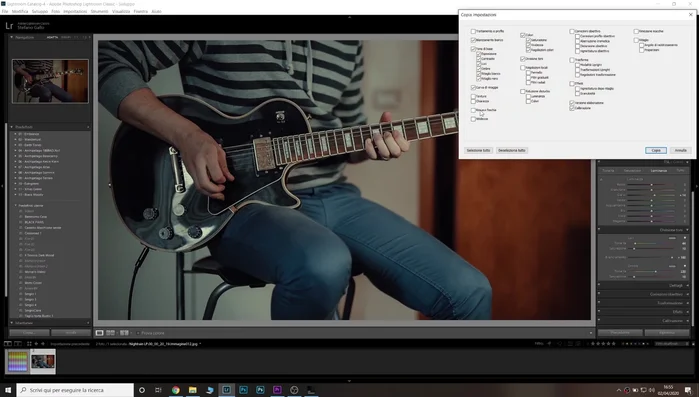 Incolla le impostazioni copiate sul file LUT (.cube).