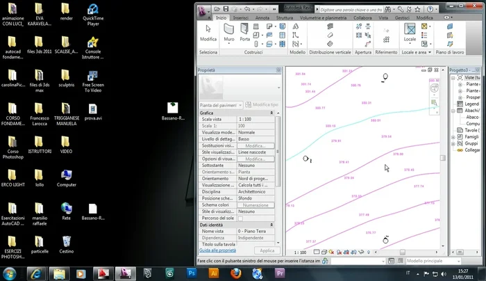 Posizionare l'oggetto approssimativamente al centro dell'area di lavoro.