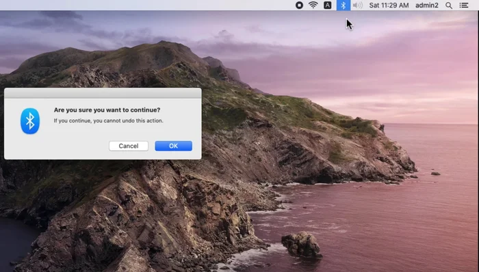 Utilizza la combinazione di tasti Maiusc + Opzione e clicca sull'icona Bluetooth nella barra dei menu per accedere alle opzioni di debug e ripristinare il modulo Bluetooth.