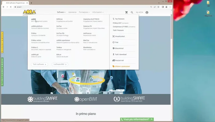 Navigare nella propria area Cloud.