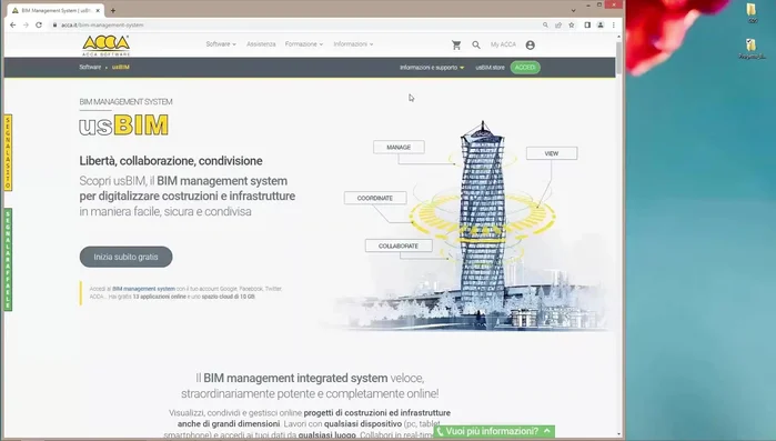 Navigare nella propria area Cloud.
