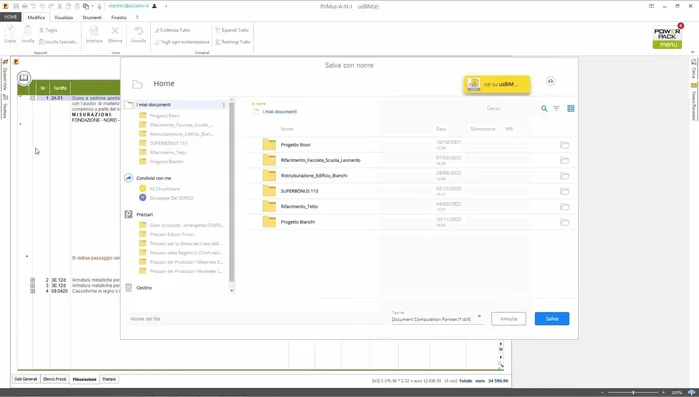 Scegliere la cartella Cloud di ASM e salvare il file.