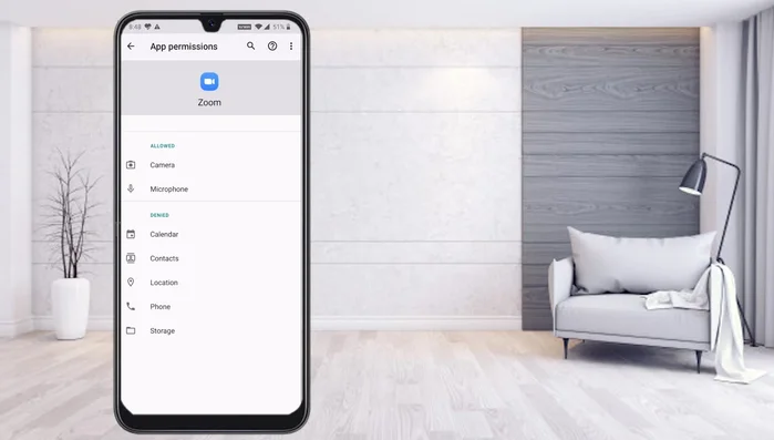 Controlla le autorizzazioni per microfono e videocamera. Assicurati che siano impostate su "Consenti".