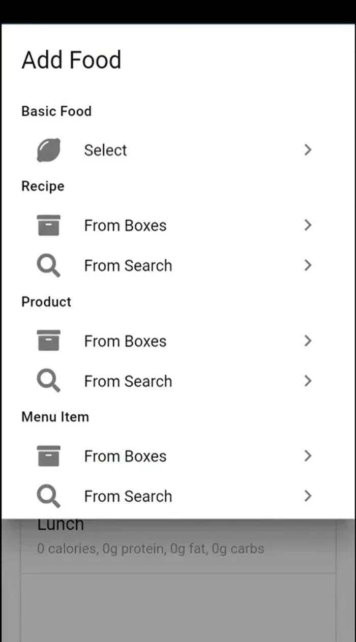Pianifica i tuoi pasti giornalieri e settimanali: aggiungi ricette, prodotti o voci di menu alle tue giornate, modificandoli facilmente nella vista giornaliera e settimanale.