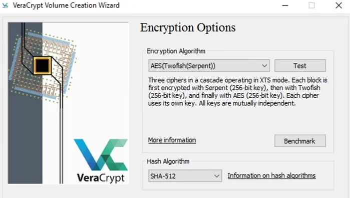 Selezionare 'Crea un contenitore cifrato' e specificare la cartella del servizio Cloud remoto.