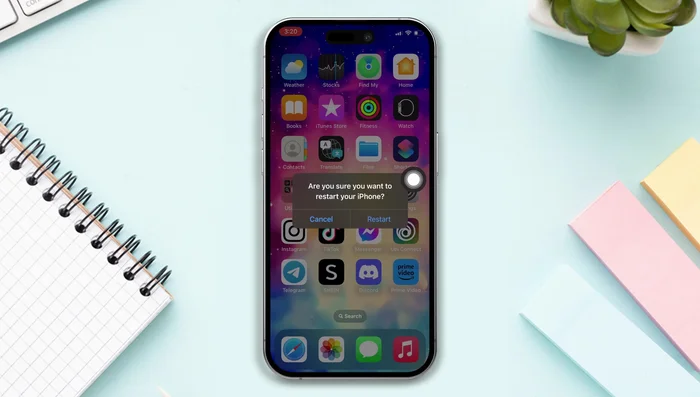 Verifica la connessione a internet dopo il riavvio.