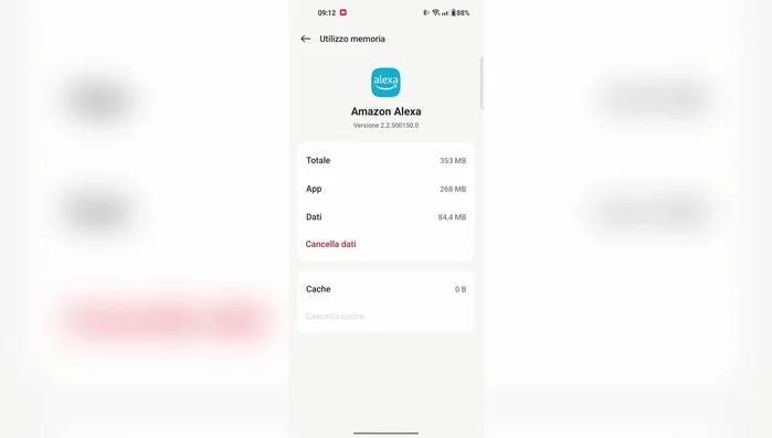Tocca 'Cancella cache'.