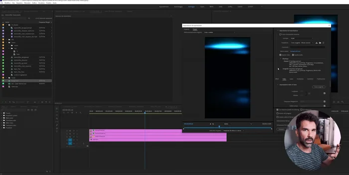 Esportare le sequenze nidificate individualmente creando una cartella "pre-render".