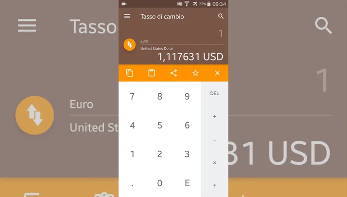 Selezionare l'unità di misura di output.