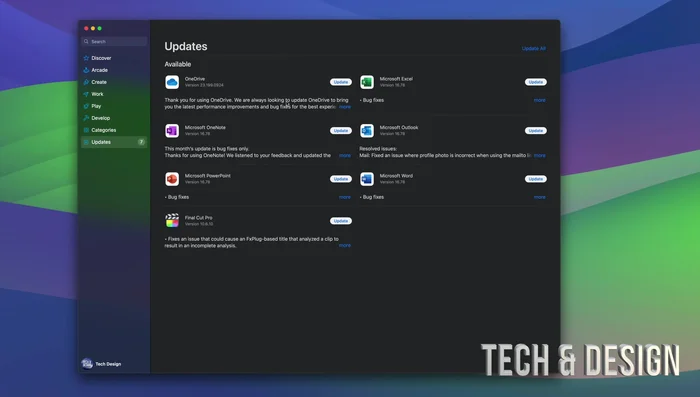 Per aggiornare tutte le app contemporaneamente, clicca su "Aggiorna tutti" nell'angolo in alto a destra.