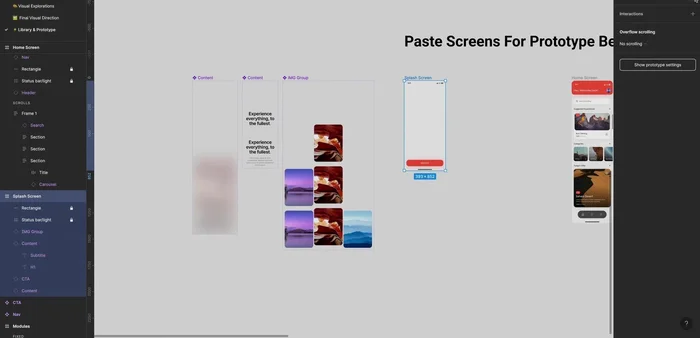 Aggiunta di un punto di partenza del flusso per riavviare l'animazione in modalità presentazione.