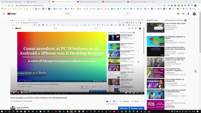 Apri più schede con gli streaming audio/video che desideri gestire.