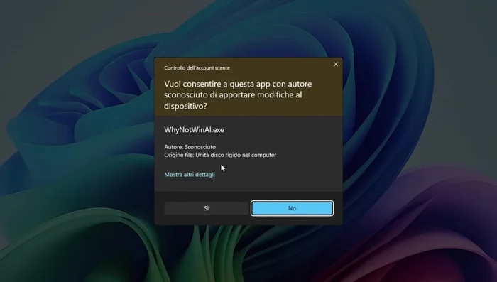 Controllare i risultati nella parte finale della schermata. Verde indica compatibilità, rosso indica incompatibilità con spiegazione del motivo.