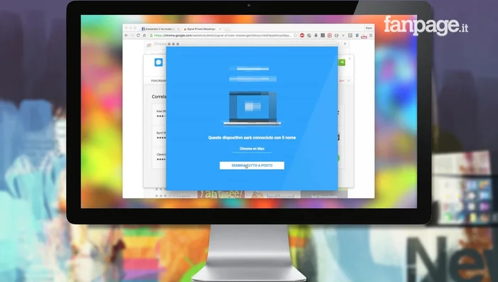 Attendere la connessione tra l'account del computer e quello mobile. L'applicazione creerà le chiavi di crittografia.