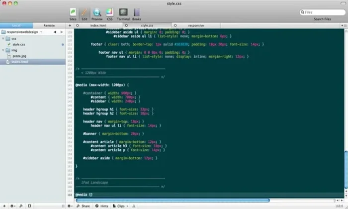 Aggiunta di stili specifici per ogni risoluzione, modificando margini, dimensioni caratteri, posizione degli elementi (e anche rimuovendo elementi superflui).