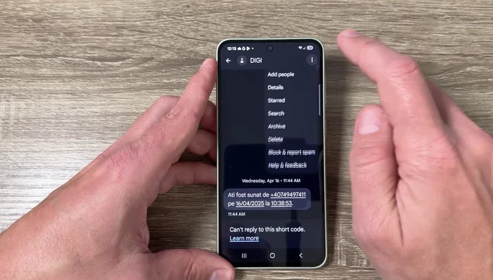Conferma il blocco toccando "Sì".