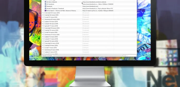 Aprire la cronologia di Safari (Cronologia > Mostra cronologia) e selezionare "Cancella cronologia".