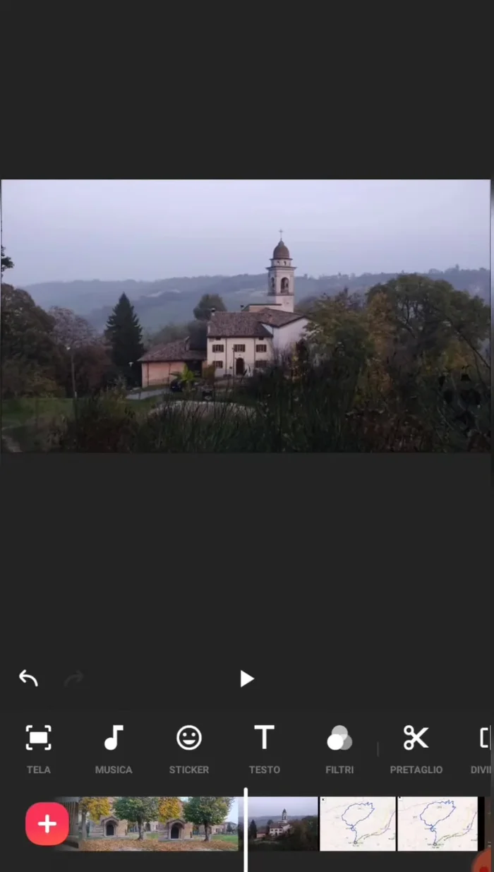 Estrai l'audio originale dal video cliccando su 'Musica' e poi 'Estrai audio'. Questo ti permette di modificare l'audio separatamente dal video, consentendo tagli e modifiche più precise.