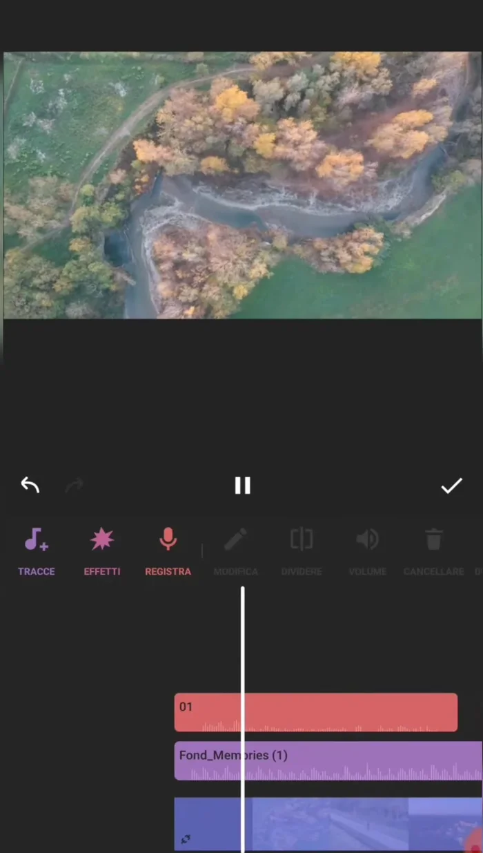 Regola il volume della traccia vocale in base alla musica di sottofondo.