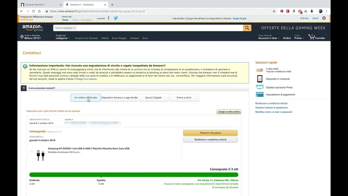 Descrivi il tuo problema in modo chiaro e conciso. Scegli la categoria più specifica possibile per evitare reindirizzamenti.