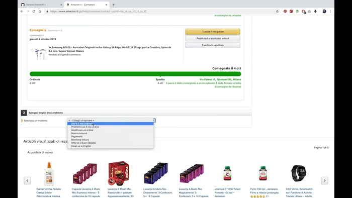 Descrivi il tuo problema in modo chiaro e conciso. Scegli la categoria più specifica possibile per evitare reindirizzamenti.