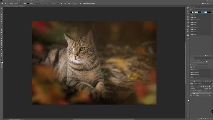 Imposta il metodo di fusione del gruppo su "Sovrapponi".