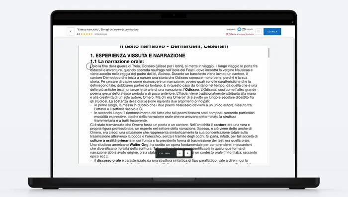 Utilizza la funzione di riassunto integrata in macOS.