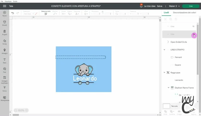 Selezionare tutti i livelli, collegarli e salvare il progetto con un nuovo nome (es. "Condiviso").
