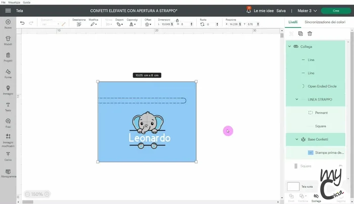 Selezionare tutti i livelli, collegarli e salvare il progetto con un nuovo nome (es. "Condiviso").