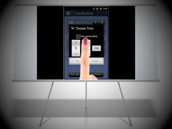 Per tornare all'ora corrente, clicca nuovamente sul pulsante e seleziona la casella "Usa l'ora corrente".