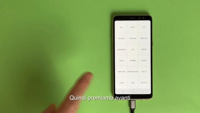 Accetta la notifica sul dispositivo.