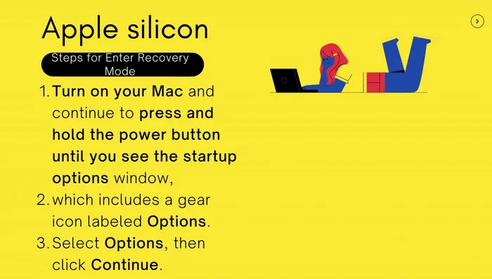 Nella finestra dell'app di ripristino, seleziona "Reinstalla macOS" e segui le istruzioni.