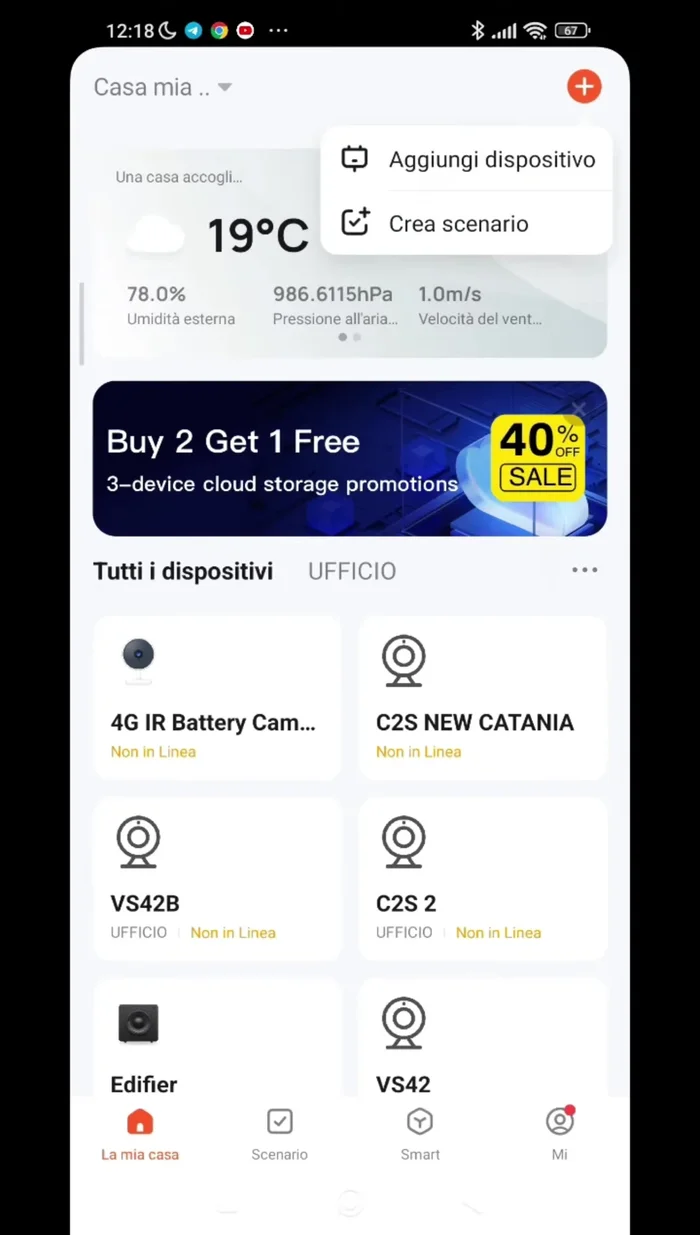 Seleziona 'Fotocamera' dal menu a sinistra.