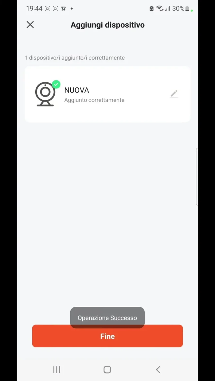 Dai un nome alla tua telecamera.