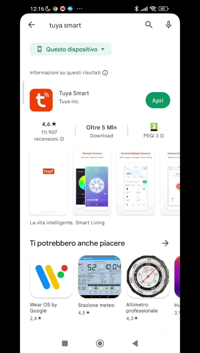 Crea un account Tuya (se non ne hai già uno).