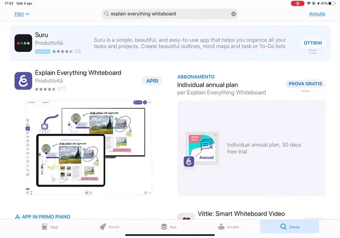 Accedi all'applicazione tramite il tuo account Google.