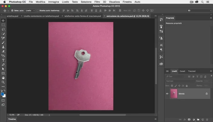 Crea o carica una selezione.