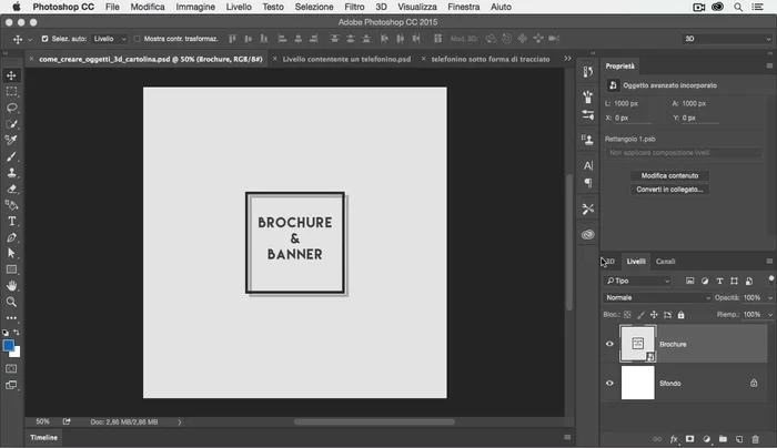 Vai al menù 3D e assicurati che 'Sorgente' sia impostato su 'Livello selezionato'.