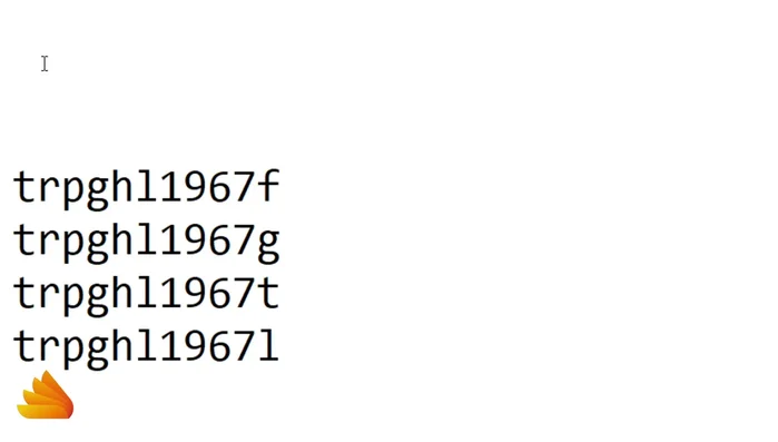 Incollare la password nel blocco note o in un gestore di password (es. Roboform, come menzionato nel video).