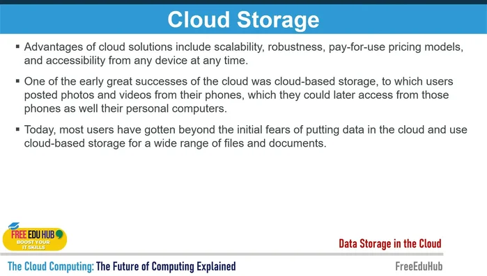 Evoluzione dell'archiviazione cloud: dai primi sistemi basati su cloud per foto e video all'integrazione con applicazioni mobile e desktop (es. Gmail, Google Drive). Superamento delle paure iniziali sulla sicurezza grazie alla crittografia e autenticazione a due fattori.