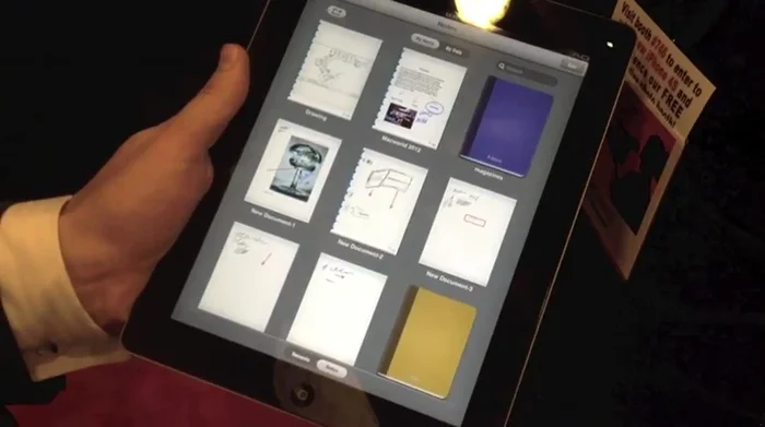 Crea una nuova nota toccando il pulsante '+'