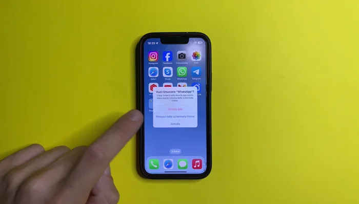 Reinstalla WhatsApp dall'App Store.