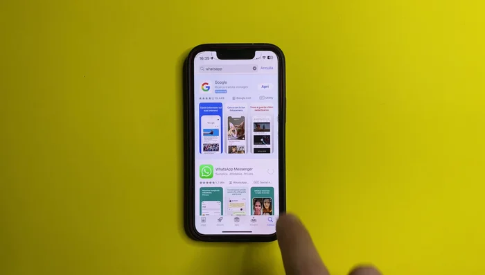 Reinstalla WhatsApp dall'App Store.