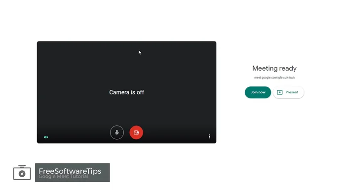 Imposta la risoluzione massima in Google Meet.