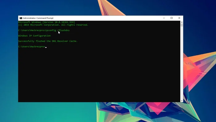 Forza Windows a cancellare le informazioni DNS memorizzate (comando `ipconfig /flushdns`).