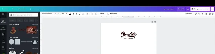 Scegli un font elegante e leggibile per i testi. Mantieni una coerenza cromatica, utilizzando principalmente la palette colori del tuo brand.
