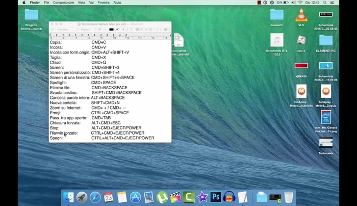 Screenshot di una singola finestra